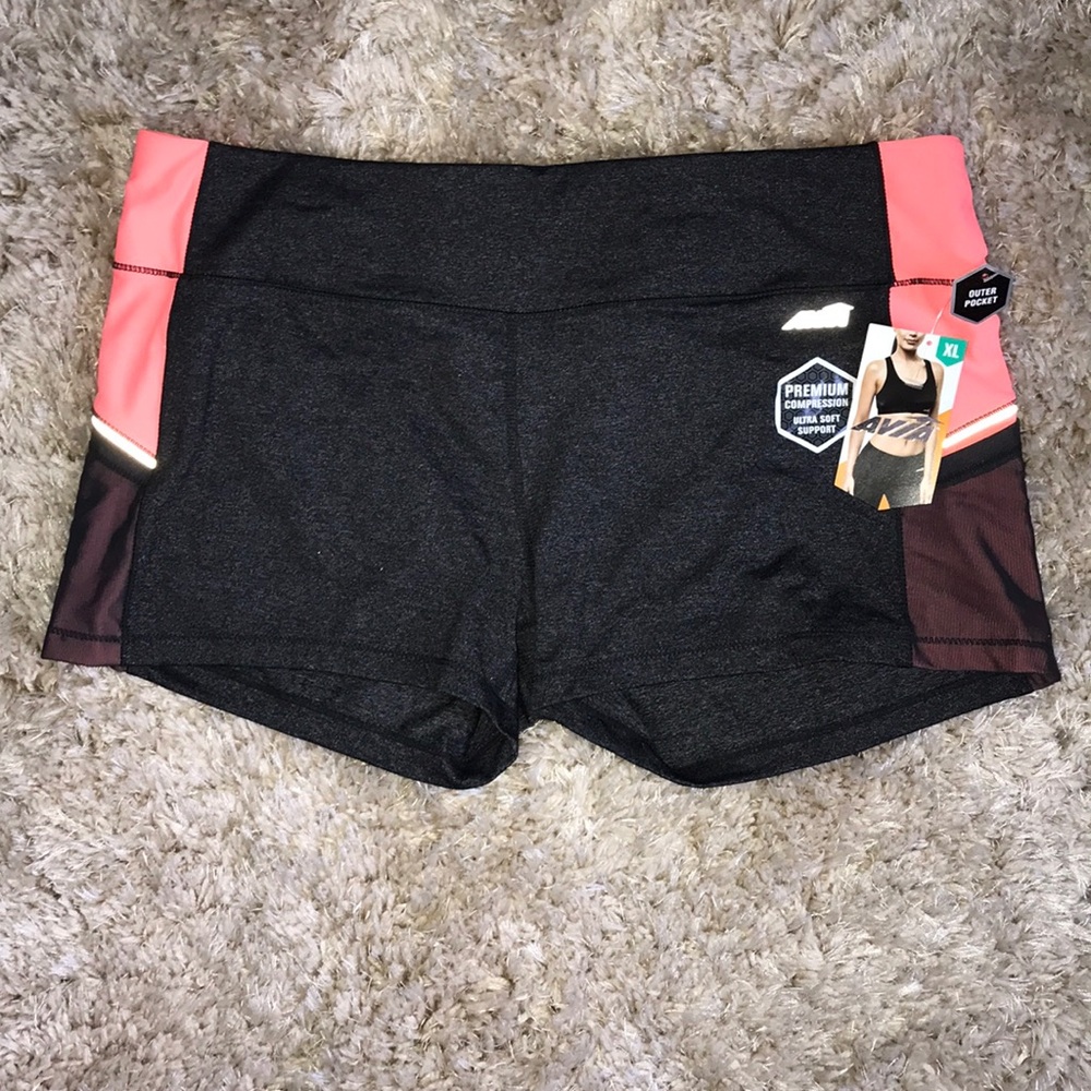 Avia pink and gray shorts